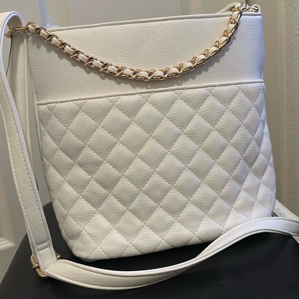 White purse